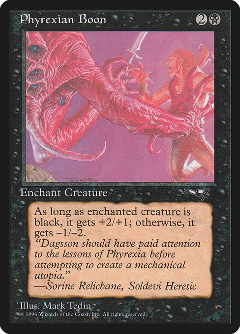 Phyrexian Boon from Alliances