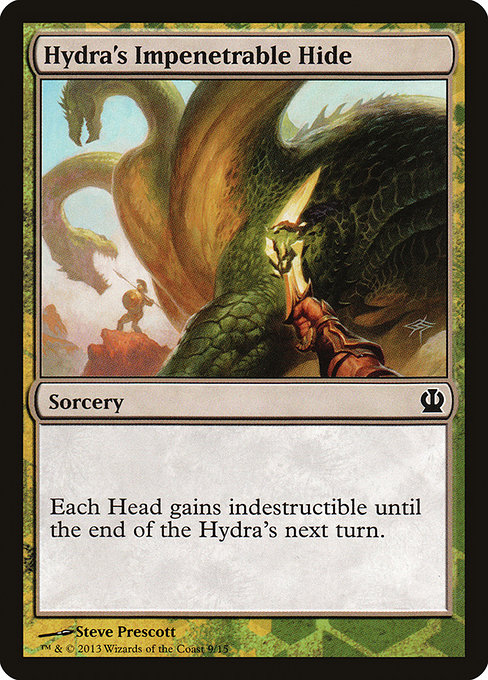 Hydra's Impenetrable Hide highlighted card art