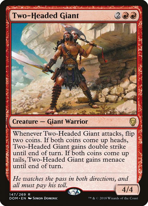 Two-Headed Giant from Dominaria