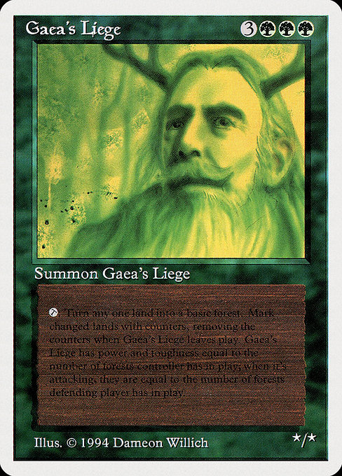 Gaea's Liege from Summer Magic / Edgar