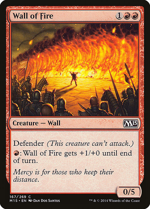 Wall of Fire from Magic 2015
