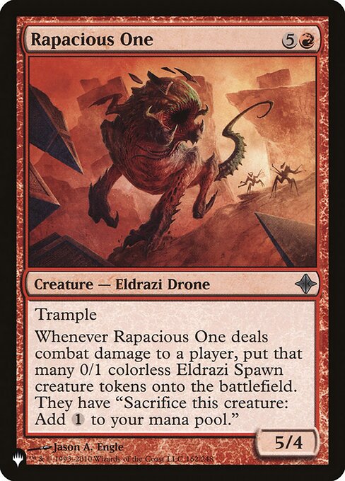 Rapacious One highlighted card art