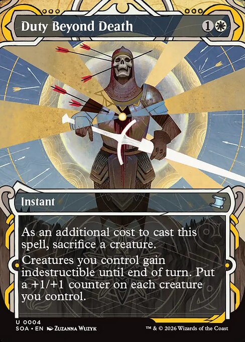 Duty Beyond Death from Secrets of Strixhaven Mystical Archive