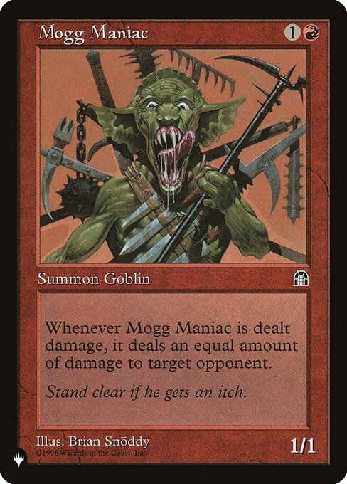 Mogg Maniac highlighted card art