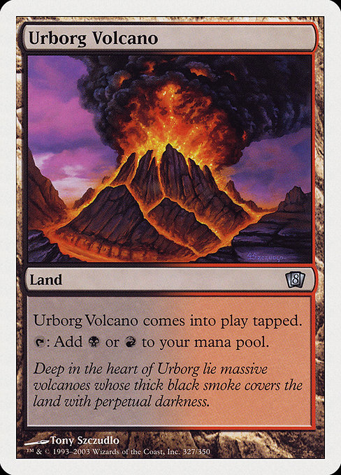Urborg Volcano from Eighth Edition
