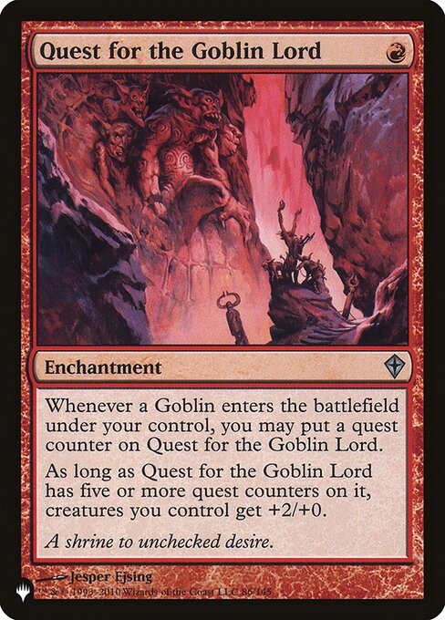Quest for the Goblin Lord from The List