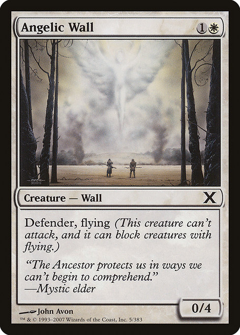 Angelic Wall from Tenth Edition