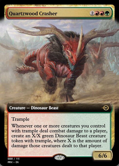 Quartzwood Crasher from Magic Online Promos