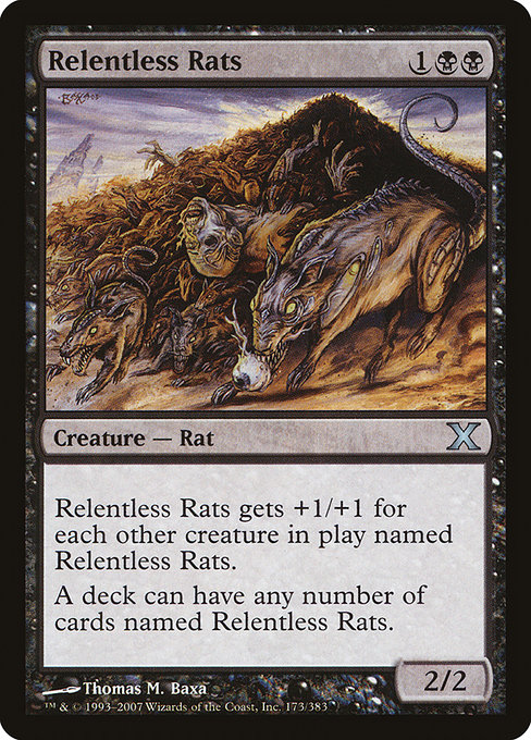 Relentless Rats from Tenth Edition