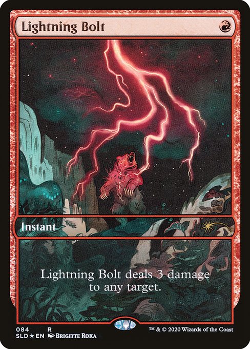 Lightning Bolt from Secret Lair Drop