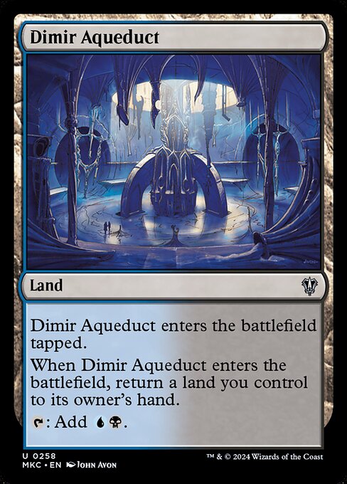 Dimir Aqueduct from Murders at Karlov Manor Commander