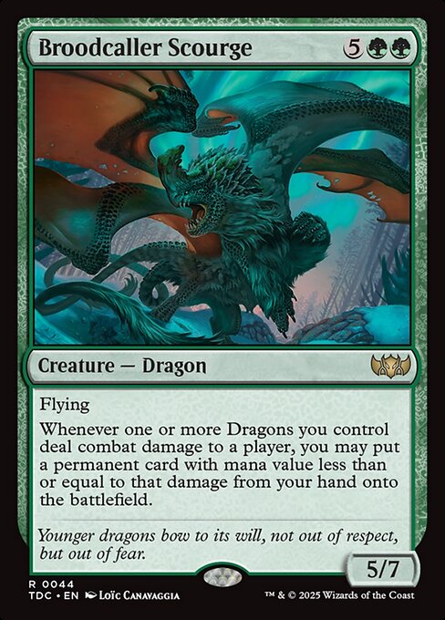 Broodcaller Scourge from Tarkir: Dragonstorm Commander