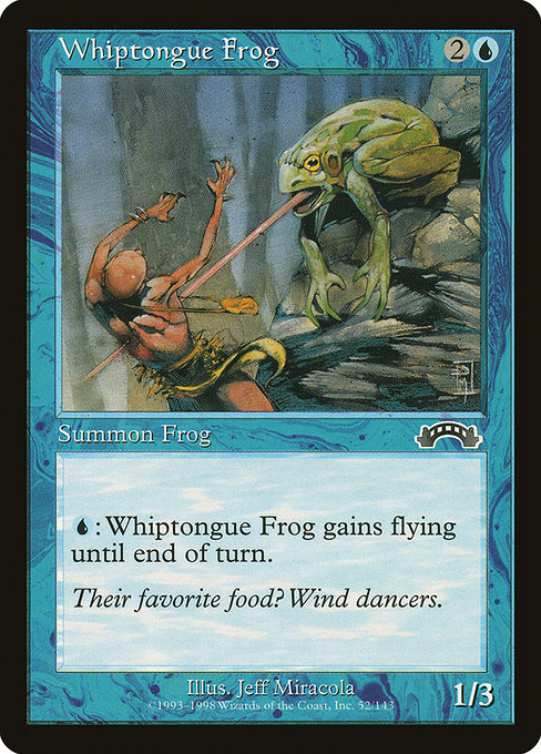 Whiptongue Frog highlighted card art