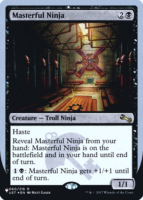 Masterful Ninja highlighted card art