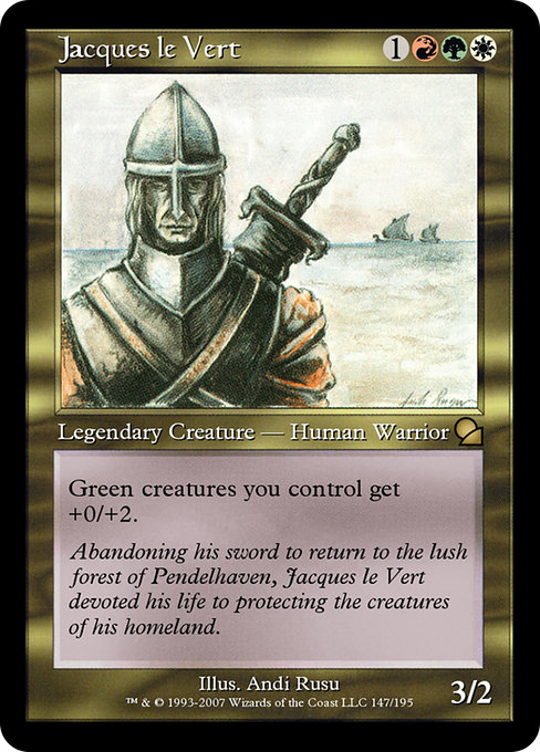 Jacques le Vert highlighted card art