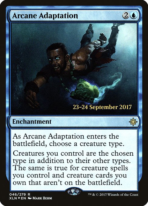 Arcane Adaptation from Ixalan Promos