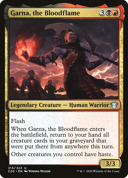 Garna, the Bloodflame from Commander 2020