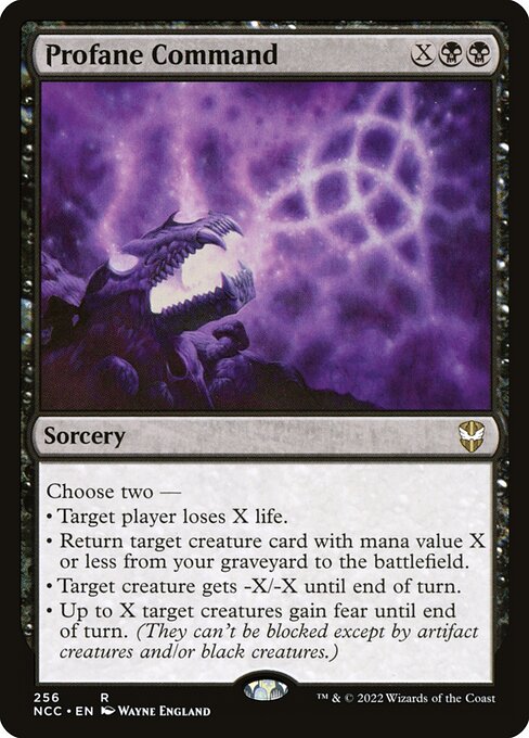 Profane Command from New Capenna Commander