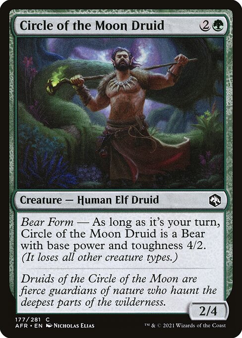 Circle of the Moon Druid from Adventures in the Forgotten Realms