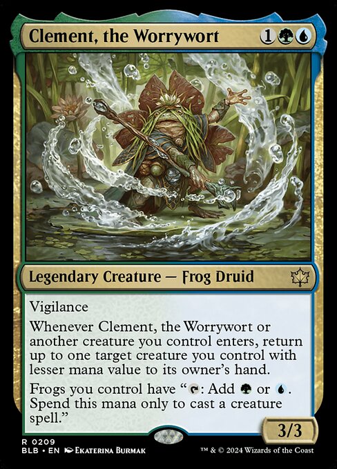 Clement, the Worrywort from Bloomburrow