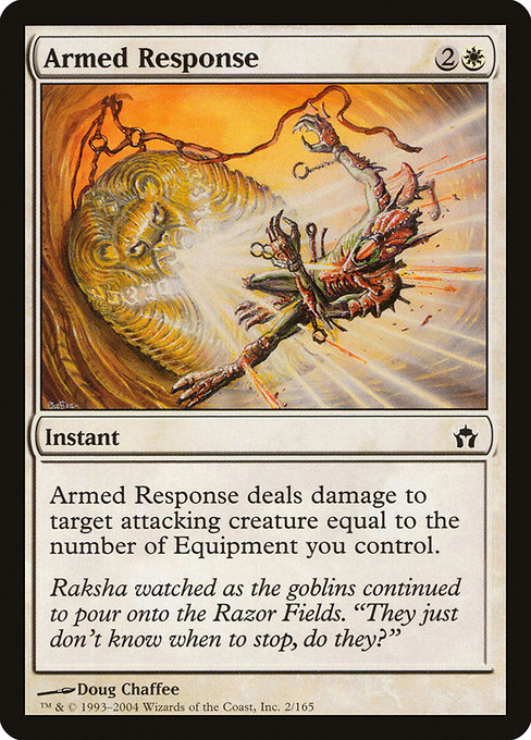 Armed Response highlighted card art