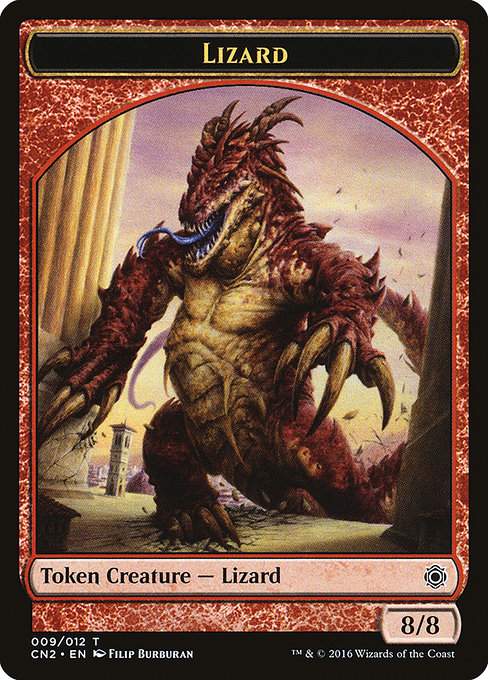 Lizard highlighted card art