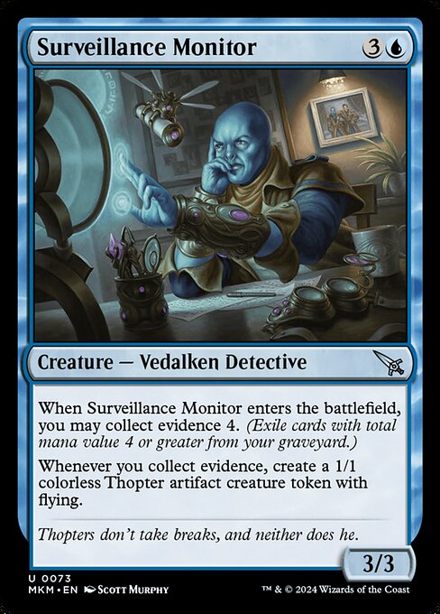 Surveillance Monitor from Murders at Karlov Manor