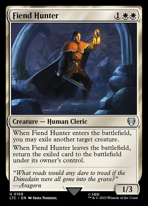 Fiend Hunter from Tales of Middle-earth Commander