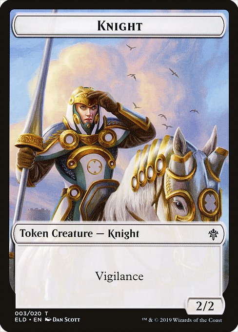 Knight from Throne of Eldraine Tokens