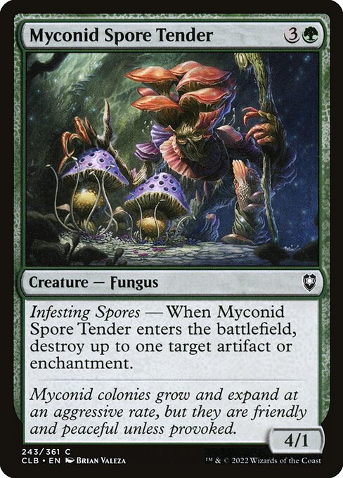 Myconid Spore Tender highlighted card art