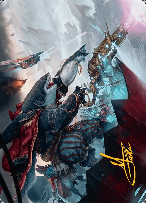 Captain Howler, Sea Scourge // Captain Howler, Sea Scourge from Aetherdrift Art Series
