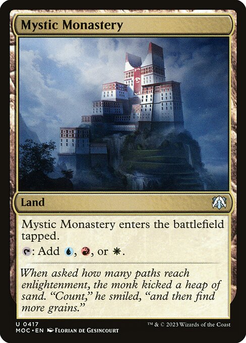 Mystic Monastery from March of the Machine Commander