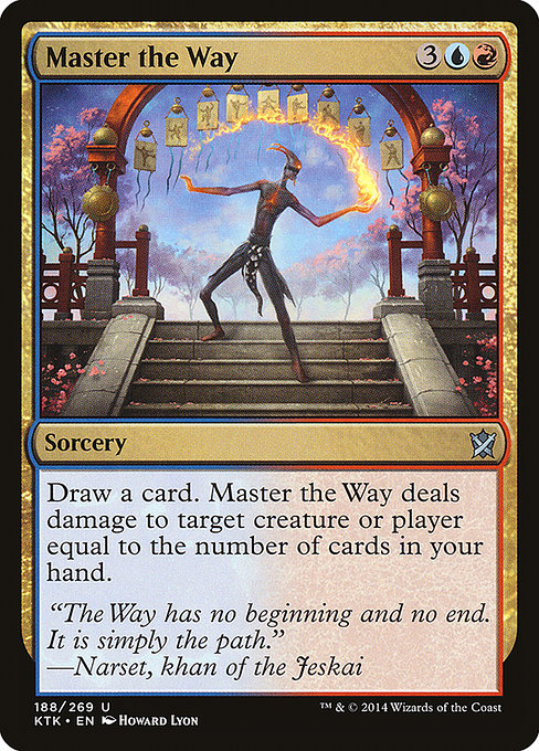 Master the Way highlighted card art
