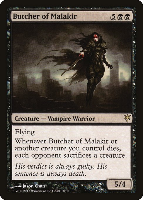 Butcher of Malakir from Duel Decks: Sorin vs. Tibalt