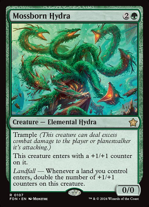 Mossborn Hydra from Foundations
