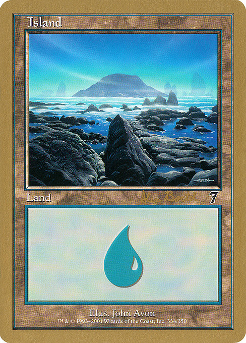 Island from World Championship Decks 2001
