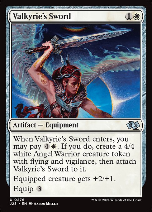 Valkyrie's Sword highlighted card art