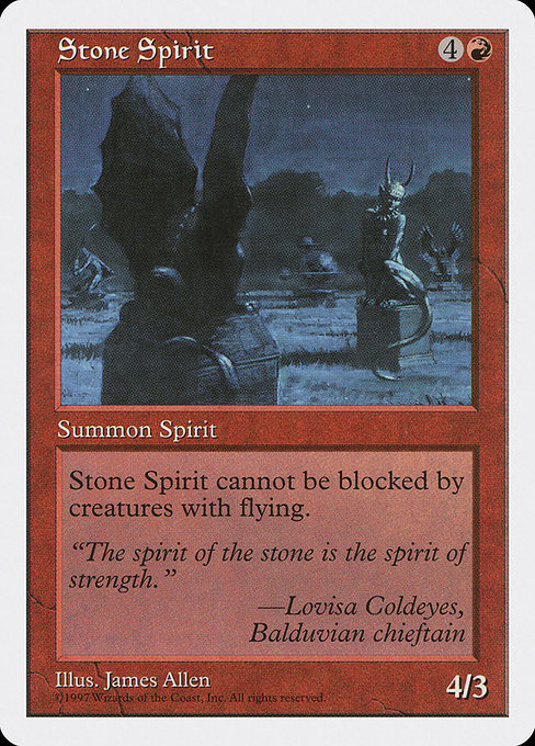 Stone Spirit from Fifth Edition