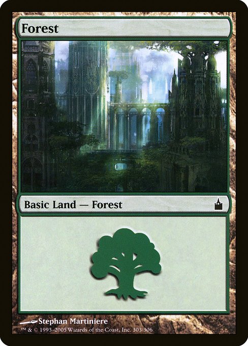 Forest from Ravnica: City of Guilds