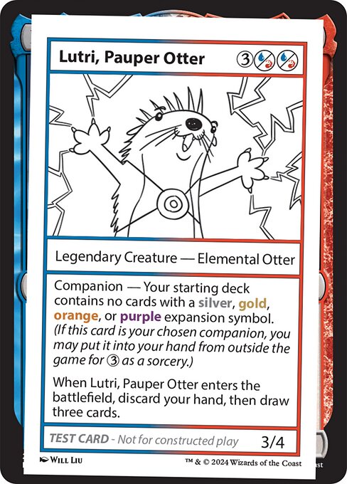 Lutri, Pauper Otter highlighted card art