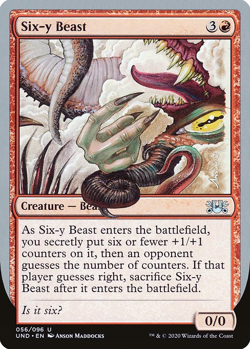 Six-y Beast highlighted card art