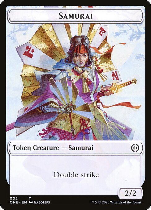 Samurai from Phyrexia: All Will Be One Tokens