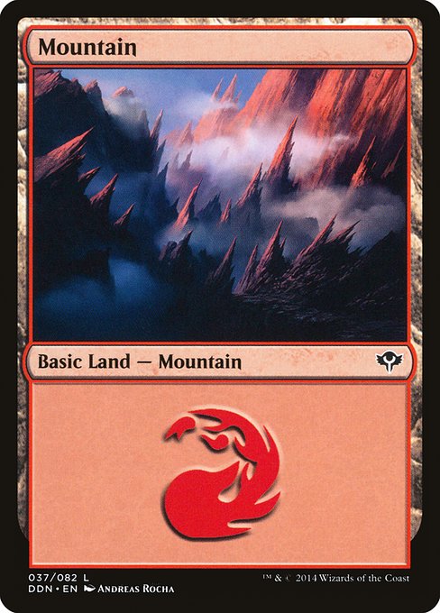 Mountain from Duel Decks: Speed vs. Cunning