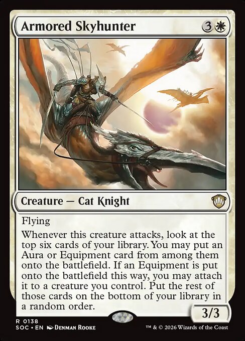 Armored Skyhunter from Secrets of Strixhaven Commander