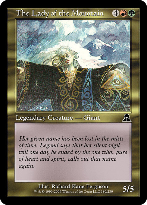 The Lady of the Mountain highlighted card art