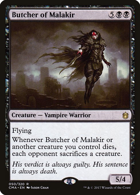 Butcher of Malakir from Commander Anthology