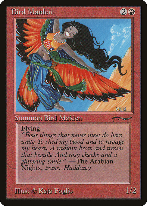 Bird Maiden from Arabian Nights
