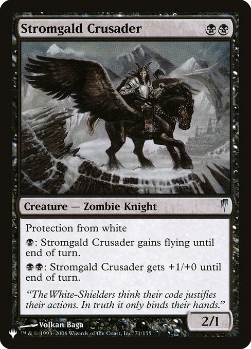 Stromgald Crusader highlighted card art