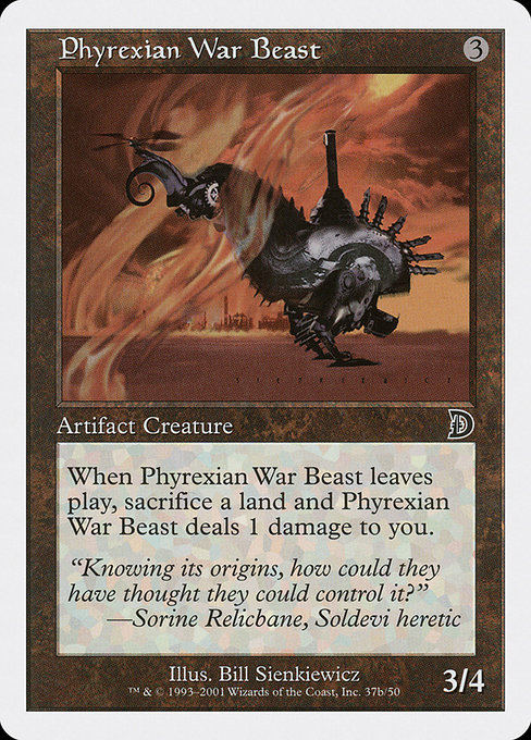 Phyrexian War Beast from Deckmasters