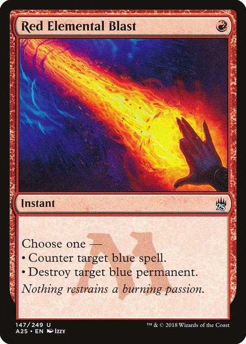 Red Elemental Blast from Masters 25